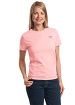 DHS Ladies Cotton T-Shirt - Pink