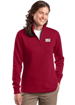 DHS Ladies 1/4 Zip Sweatshirt