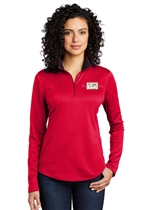DHS Ladies Silk Touch Performance Â¼ Zip Pullover