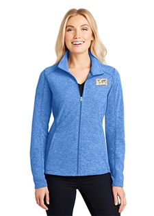 ATF Ladies Women's Heather Microfleece Full-Zip Jacket