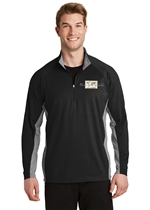 DHS Sport-Wick&#194;&#174; Stretch Contrast 1/2-Zip Pullover