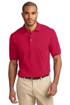 Men's Polo Shirt w/ATF Badge in Red, Large