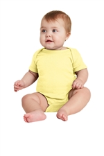 USMS Rabbit Skinsâ„¢ Infant Short Sleeve Baby Rib Bodysuit